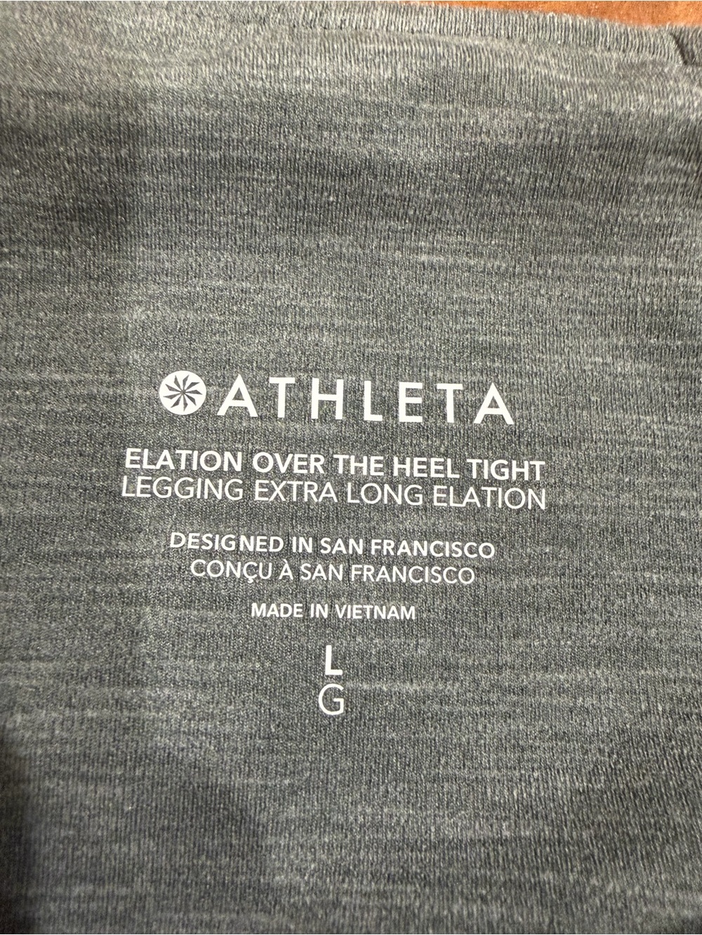 Athleta Elation Over the Heel Tight Women's Leggings in Sage Green Size Large - Picture 2 of 7